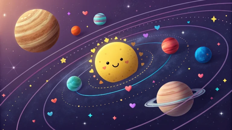 Snapchat planets solar system showing Mercury to Neptune friendship rankings visualization