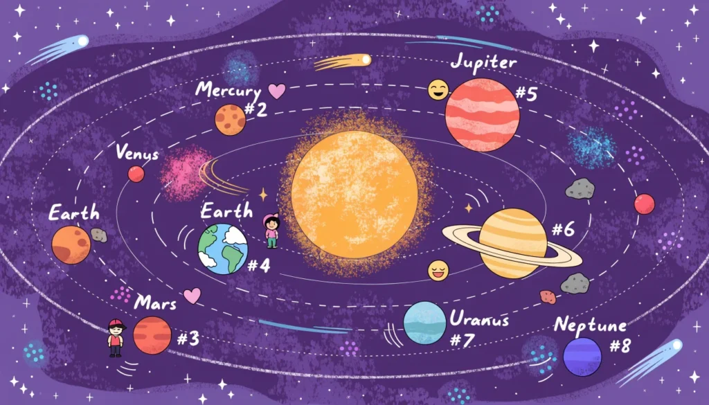 Snapchat Plus solar system showing eight planets representing best friends ranking